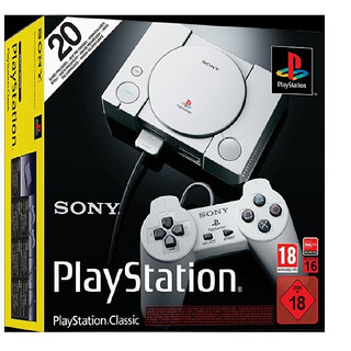 索尼（SONY）PlayStation Classic 迷你复古怀旧游戏机主机 歐版全新现货