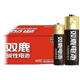 sonluk 双鹿 5号碱性电池 +7号碱性电池 1.5V 40粒装