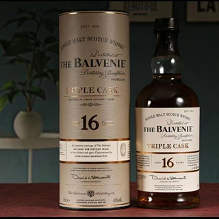 THE BALVENIE 百富 16年三桶苏格兰单一麦芽威士忌 40%vol 700ml