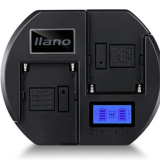 IIano 绿巨能 LIano 绿巨能 LJN-XJCDQ10 相机电池快速充电器 黑色 2槽