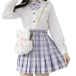 御茶家 洇染 JK制服 女士格裙 42cm S