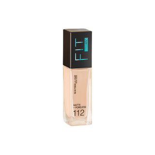 MAYBELLINE 美宝莲 FIT ME系列定制柔雾粉底液 #112白皙偏粉 30ml 新包装