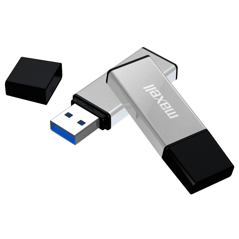 maxell 麦克赛尔 睿智系列 MXRZ USB 3.0 车载U盘 银色 16G USB