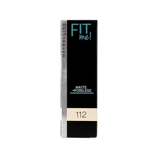 MAYBELLINE 美宝莲 FIT ME系列定制柔雾粉底液 #112白皙微粉 30ml