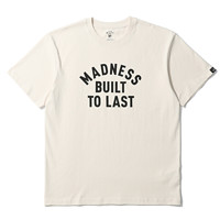 MADNESS 男女款圆领短袖T恤 20SS-TM-T-PRINT-WSH-D003_WH 白色 XL