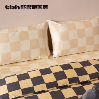tbh野兽派家居60支全棉四件套Z系列纯棉贡缎床单套件家纺被套春秋