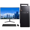 HEXIEHAO 和谐号 XS-6100 21.5英寸 商用台式机 黑色（酷睿i3-9100、核芯显卡、8GB、128GB SSD+1TB HDD、风冷）