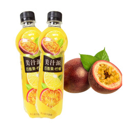 美汁源百香果柠檬风味复合果汁饮料