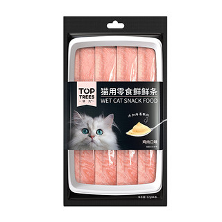 Toptrees 领先 猫零食 猫条 4条装