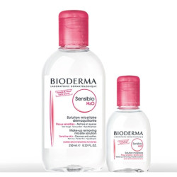 BIODERMA 贝德玛 舒妍多效洁肤液 粉水 （250ml+100ml）