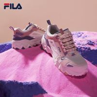 FILA 斐乐 官方征峰者 女子老爹鞋2021秋新款复古休闲运动鞋女鞋商场同款 奶白/烟玫粉-GR 36