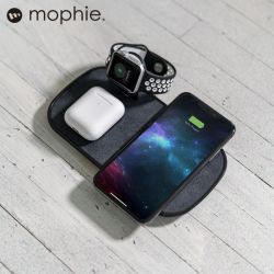 mophie苹果三合一无线充电器iwatch手表airpods2iphone12无线充