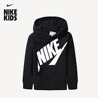 NIKE 耐克 Nike耐克童装男童女童连帽卫衣2021秋季新款儿童套头卫衣针织上衣