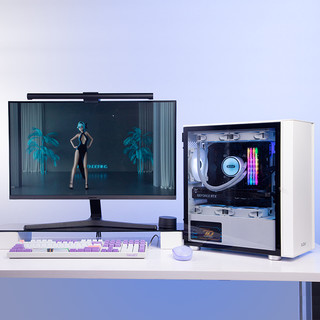 PCCOOLER 超频三 光愈2 LM300 ARGB M-ATX机箱 半侧透