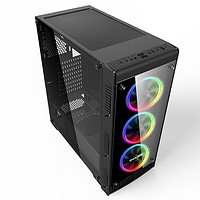 Great Wall 长城 本色M-90 RGB E-ATX机箱 半侧透 黑色