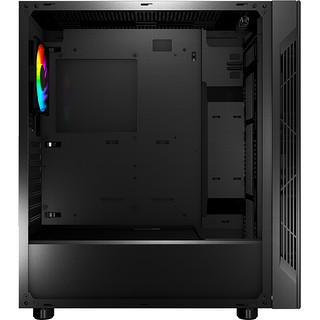 MSI 微星 MAG Vampiric 010 玩派 RGB ATX机箱 半侧透 黑色+B360M BAZOOKA主板