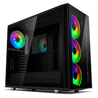 Fractal Design 分形工艺 Define S2 Vision RGB  RGB E-ATX机箱 半侧透 黑色