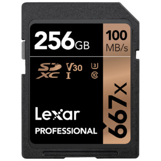 Lexar 雷克沙 SD667X SD存储卡 256GB（UHS-I、V30、U3）