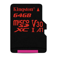 Kingston 金士顿 SDCR Micro-SD存储卡 64GB(UHS-I、U3)