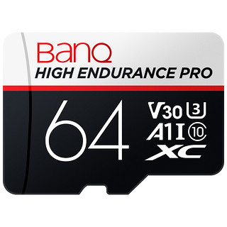 BanQ V60 PRO专业版 Micro-SD存储卡 64GB（UHS-I、V30、U3、A1）