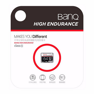 BanQ V60 PRO专业版 Micro-SD存储卡 64GB（UHS-I、V30、U3、A1）