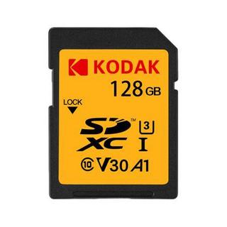Kodak 柯达 V30 极速版 SD存储卡 128GB（UHS-I、V30、U3、A1）