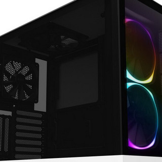 NZXT 恩杰 H510 Elite RGB ATX机箱 半侧透 白色