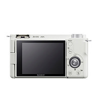 SONY 索尼 ZV-E10 APS-C画幅 微单相机 白色 E PZ 16-50mm F3.5 OSS 变焦镜头 单头套机