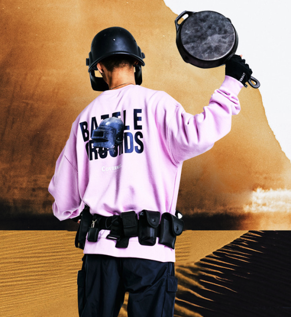 covernat&pubg吃鸡春秋新款绝地求生联名款卫衣中性圆领潮流时尚531元