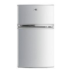 KONKA 康佳 102升 双门 冷冻冷藏冰箱（银色）BCD-102S