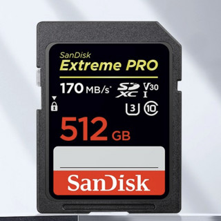 SanDisk 闪迪 SDXC SD存储卡 512GB（UHS-I、V30、U3）