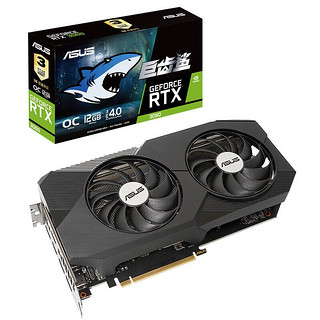 ASUS 华硕 RTX3060-O12G-V2-GAMING LHR版 游戏独立显卡(需凑单用券)