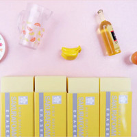 日本樱花(SAKURA)橡皮擦 中号 黄色(5块装) 学生考试美术绘图