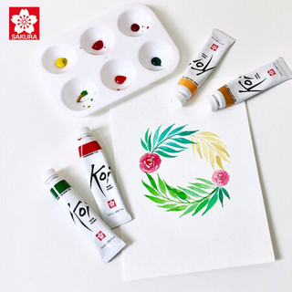 日本樱花(SAKURA) Koi管状水彩颜料 5ml 12色套装 透明水彩美术生绘画可水洗学生画画