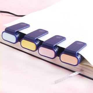 德国施德楼（STAEDTLER）荧光笔4色马卡龙色系套装1-5mm彩色重点标记笔办公学生用364CBK4