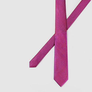 HLA 海澜之家 男士领带 HZLAD3D036A 紫红条纹