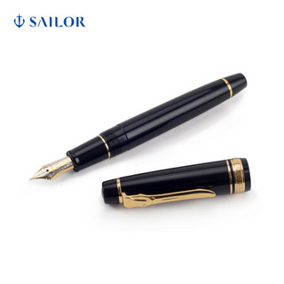 SAILOR 写乐 PROGEAR Σ 2517/2518平顶21K金尖双色钢笔船錙黑金 黑金 M