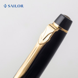 SAILOR 写乐 PROGEAR Σ 1517/1518平顶船锚14K金尖钢笔 黑杆金夹 F