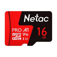 Netac 朗科 16GB TF（MicroSD）存储卡 A1 U1 V10 4K