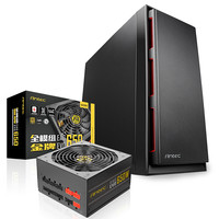 Antec 安钛克 P101 E-ATX机箱 非侧透 黑色 含电源 650W