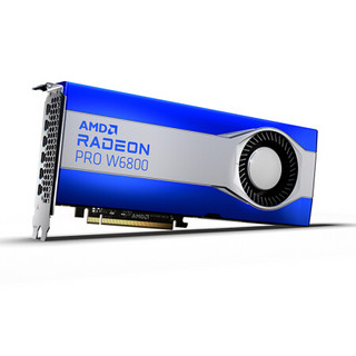 AMD RADEON PRO W6800 显卡 32GB 蓝灰色