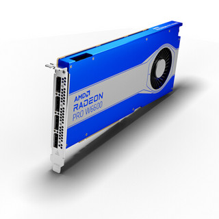 AMD Radeon Pro W6600 显卡 8GB 蓝色