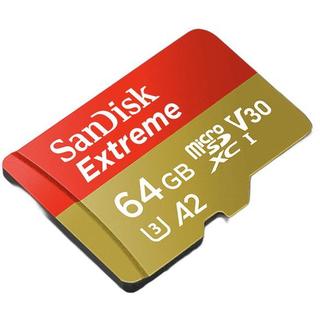  闪迪 Sandisk  SDSQXA2 Micro-SD存储卡 64GB（UHS-I、V30、U3、A2）