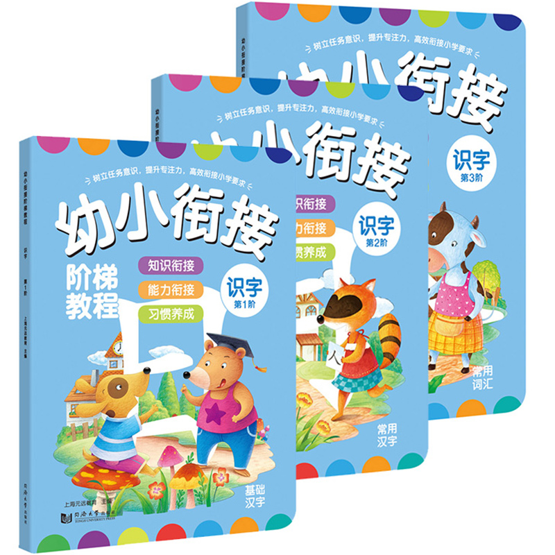 《幼小衔接阶梯教程·识字》（套装共3册）
