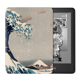 kindle MFA套装-神奈川冲浪 保护壳 黑色