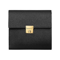 HERMÈS 爱马仕 女士小牛皮零钱包 H073508CC89 黑色