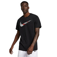 NIKE 耐克 DRI-FIT 男子运动T恤 BQ3658-010 黑色 XXL