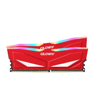 GLOWAY 光威 深渊系列 DDR4 3200MHz RGB 台式机内存 灯条 红色 16GB 8GB*2