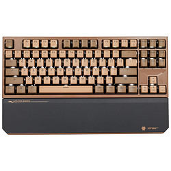 HEXGEARS 黑峡谷 X3 双模机械键盘 87键  浓情巧克力 凯华BOX流沙金轴 单光