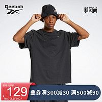Reebok 锐步 运动经典CL LF U PKT SS男女基础款短袖T恤 GU3727_黑色 A/L